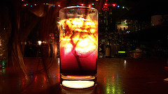 Photo of a Black Russian cocktail by Albert Lam.